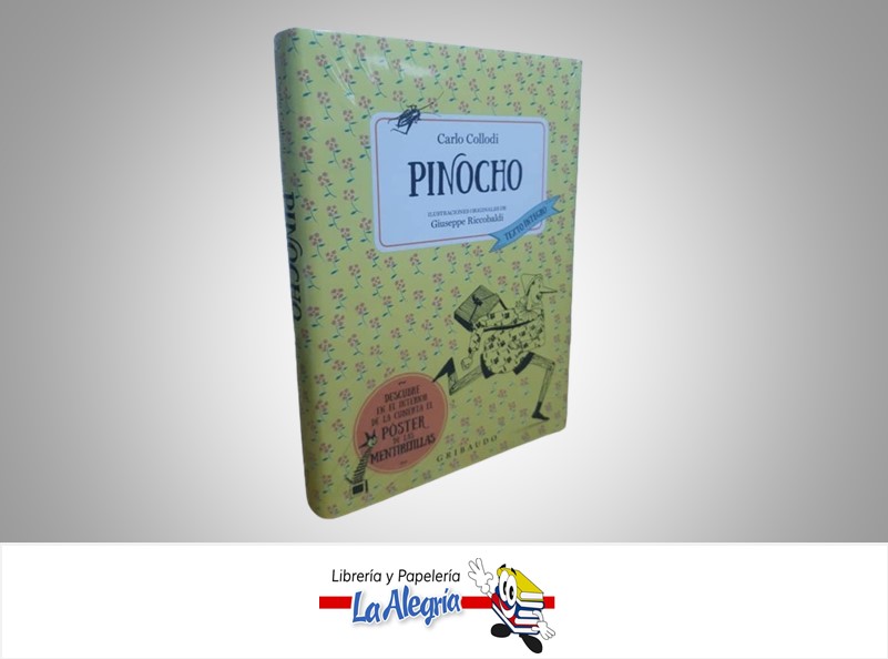 PINOCHO TEMATICA NOVELA CLASICA AUTOR CARLO COLLODI EDITORIAL OCEANO GRIBAUDO