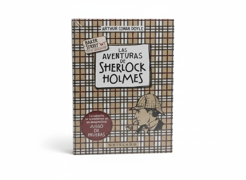 LAS AVENTURAS DE SHERLOCK HOLMES TEMATICA NOVELA CLASICA AUTOR ARTHUR CONAN DOYLE EDITORIAL OCEANO GRIBAUDO