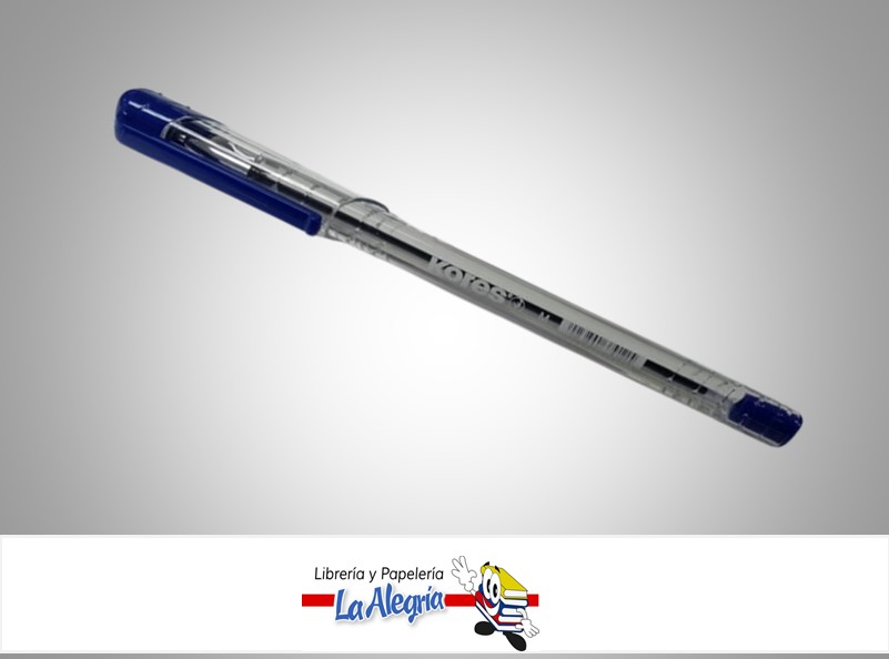 BOLIGRAFO K11 M TRANSPARENTE AZUL UND MARCA KORES