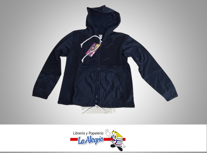 SUETER CIERRE CON CAPUCHA TALLA 8 AZUL MARINO UND MARCA GUSTARA