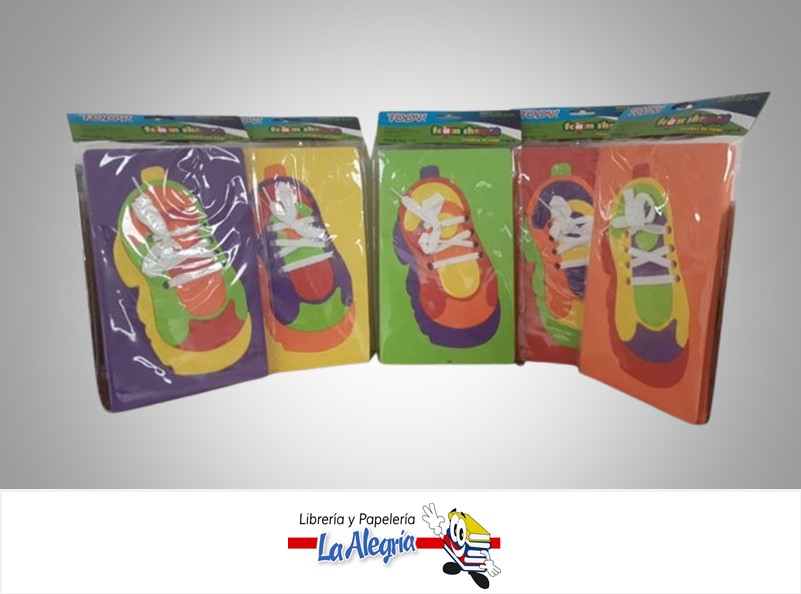 FOAMI DIDACTICO ZAPATO MARCA TODY