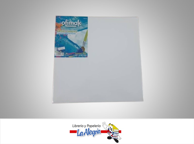 LIENZO ESCOLAR / ARTISTICO 40X40CM OK519A MARCA OFIMAK