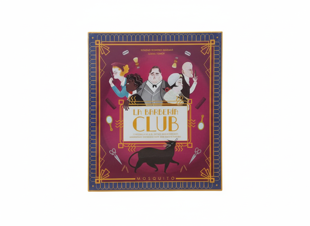 LA BARBERIA CLUB TEMATICA NOVELA AUTOR SOLEDAD ROMERO MARIÑO/XIANA TEIMOY MARCA M.O.S.Q.U.I.T.O.