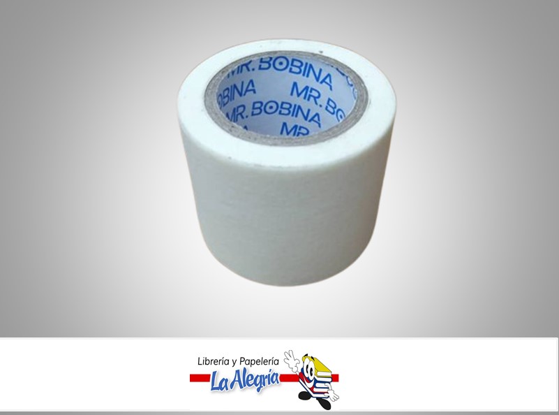 TIRRO BLANCO 48MM X 10.5M MARCA MR. BOBINA