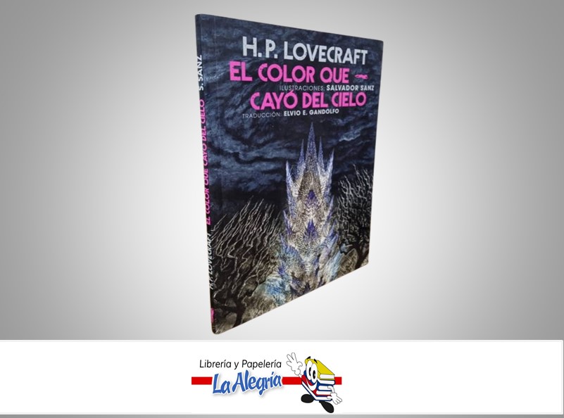 EL COLOR QUE CAYO DEL CIELO TEMATICA NOVELA TERROR AUTOR H.P. LOVECRAFT MARCA LIBRO DEL ZORRO ROJO