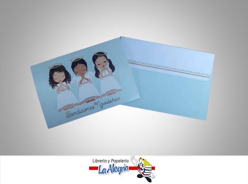 TARJETA DE REGALO TRES ANGELITAS UND MARCA HALLMARK