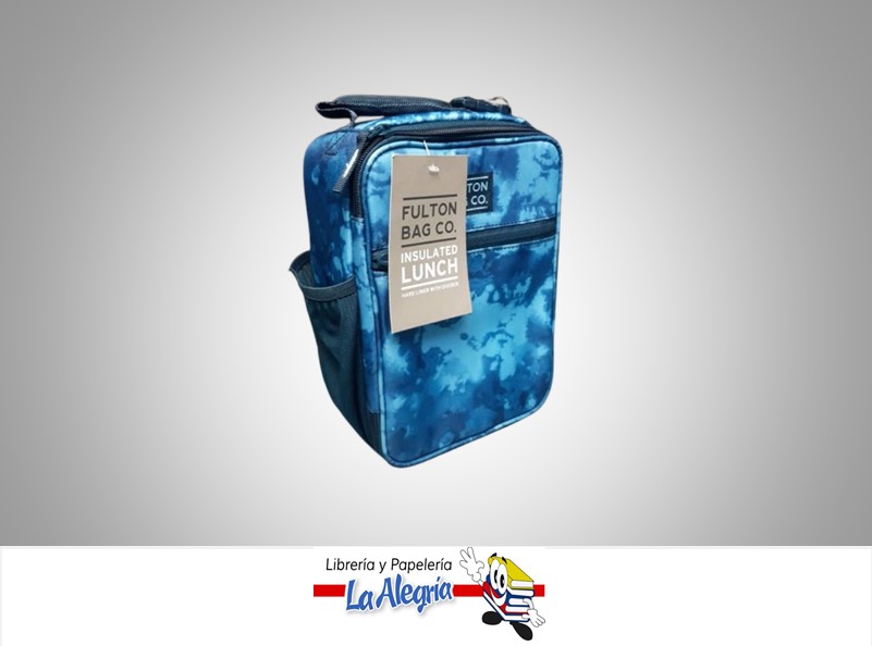 LONCHERA FULTON BAG CAMUFLAJE AZUL MARCA NIKO IMPORT