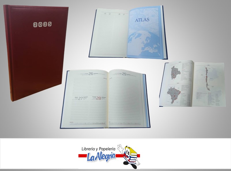 AGENDA 2025 DIARIA MAIORI VINOTINTO E05 MARCA ARTESCO