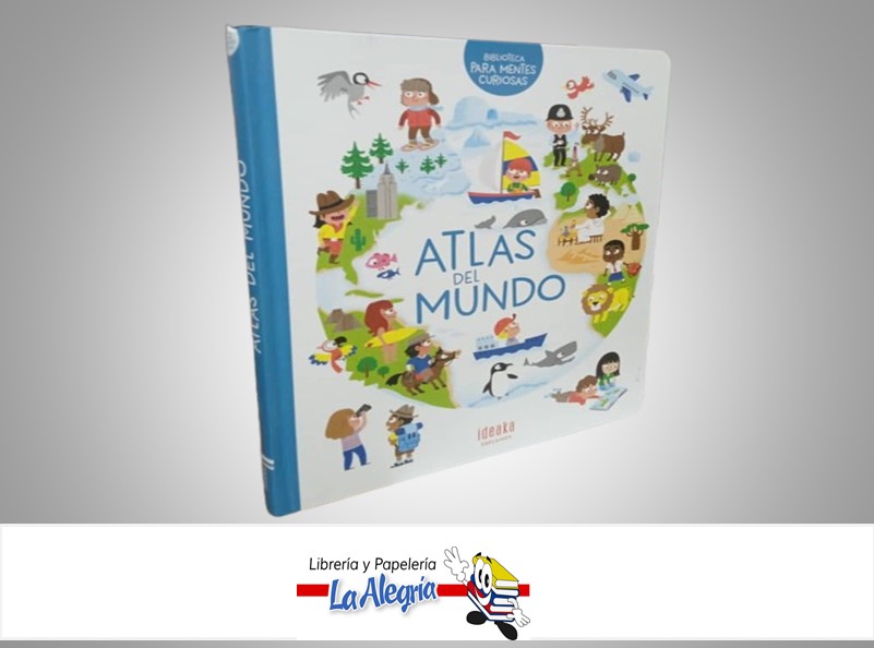 ATLAS DEL MUNDO TEMATICA INFANTILES AUTOR PASCALE HEDELIN MARCA EDELVIVES