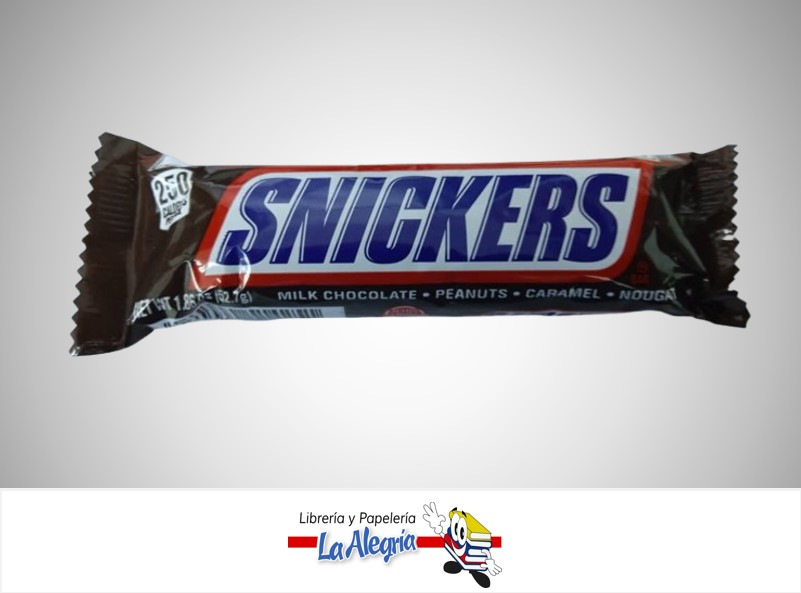 CHOCOLATE SNICKERS BARRA 1.86OZ UND MARCA SNICKERS