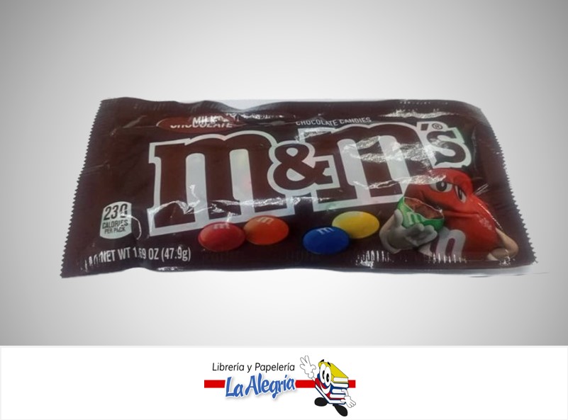 CHOCOLATE M & M PLAIN MILK 1.69OZ UND MARCA M &M