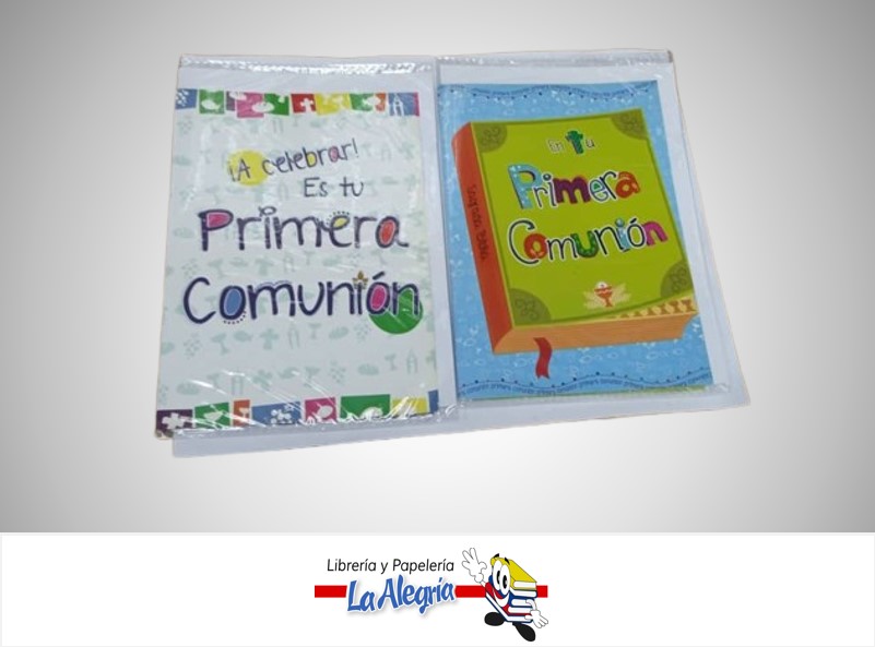 TARJETA DE REGALO PRIMERA COMUNION 13X18 CM A1-JL006 MARCA TEKI