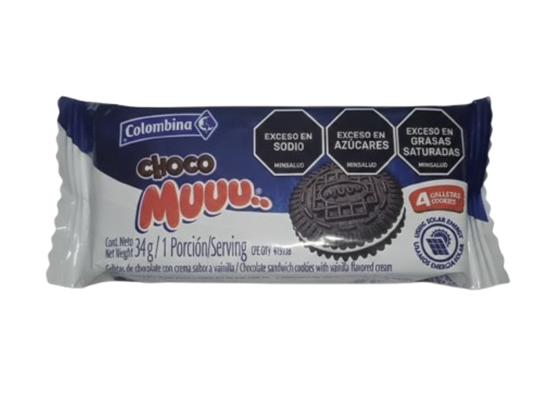 GALLETA CHOCO MUUU.. CHOCOLATE 32G MARCA COLOMBINA