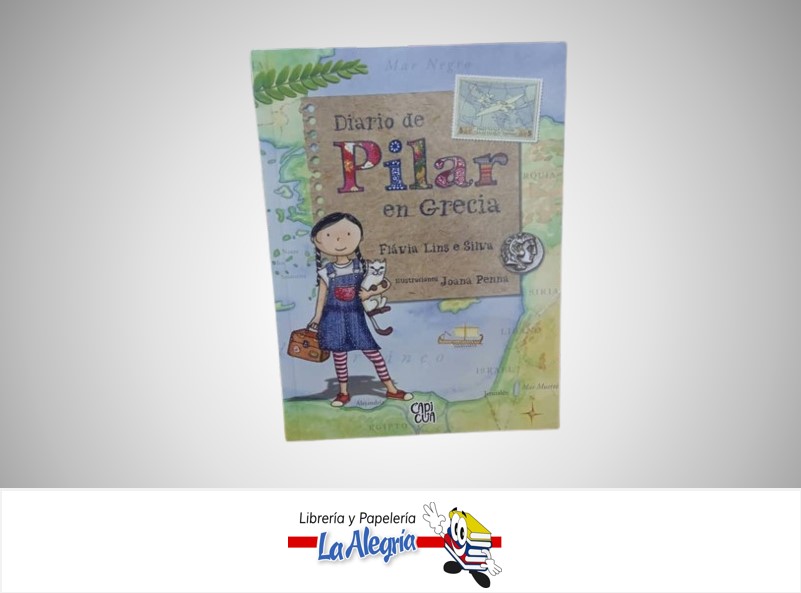 DIARIO DE PILAR EN GRECIA TEMATICA CUENTO INFANTIL AUTOR FLAVIA LINS E SILVA MARCA V&R EDITORA