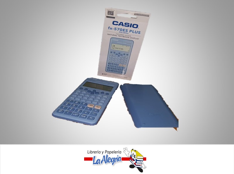 CALCULADORA CIENTIFICA FX-570ESPLUS2-BU 417F 2DA EDICION MARCA CASIO