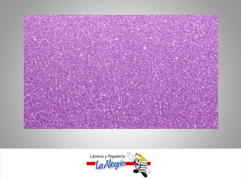 CARTULINA ESCARCHADA MICRO METALIZADA 50X70 CM LILA UND 350GR MARCA S/M