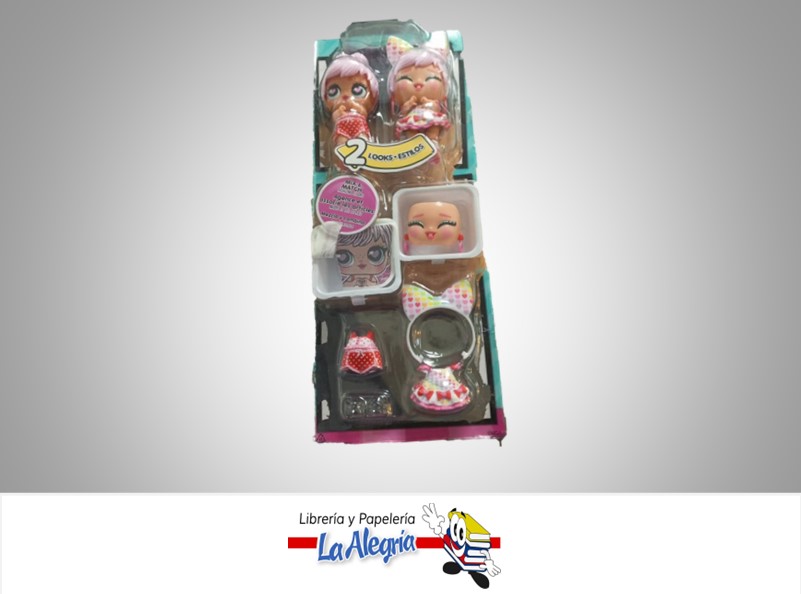 L.O.L. 2 MUÑECAS 2 ESTILOS MEZCLA Y COMBINA MARCA MGA