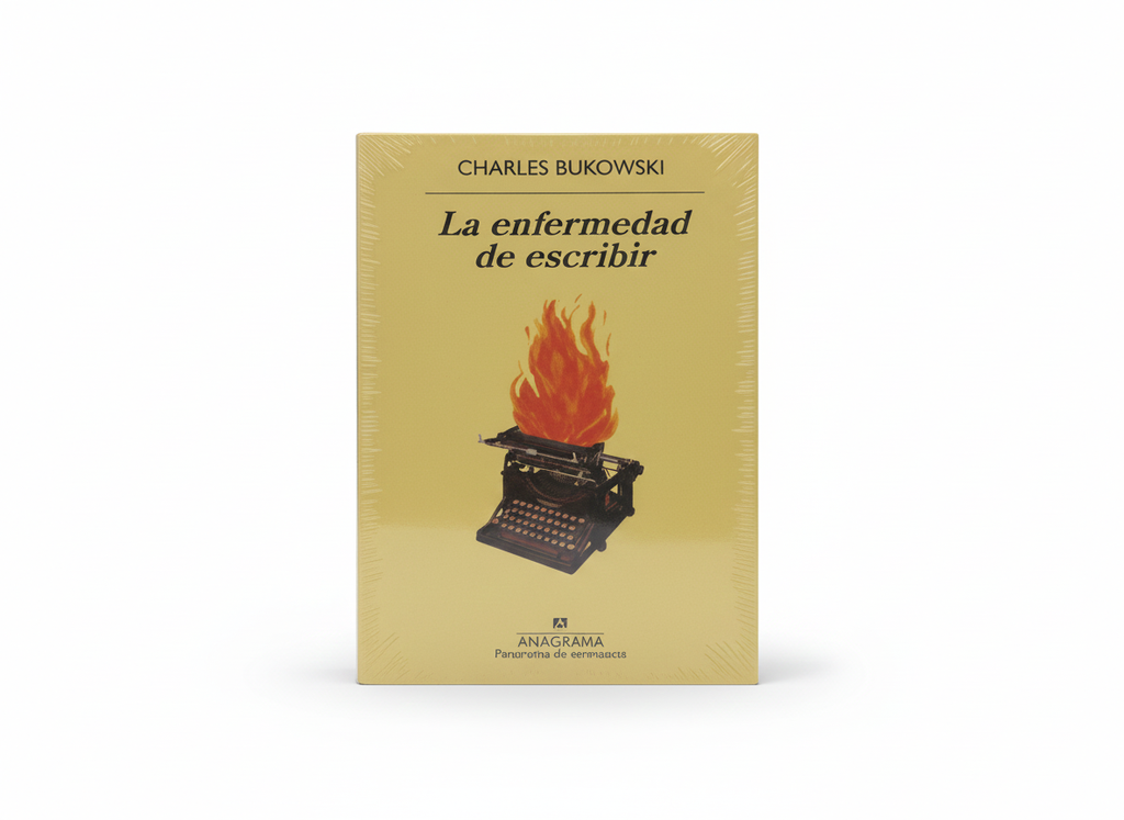 LA ENFERMEDAD DE ESCRIBIR TEMATICA BIOGRAFIA AUTOR CHARLES BUJKOWSKI MARCA ANAGRAMA