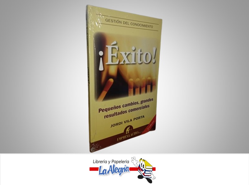 ¡EXITO! TEMATICA AUTOAYUDA AUTOR JORDI VILA PORTA MARCA EMPRESDA ACTIVA