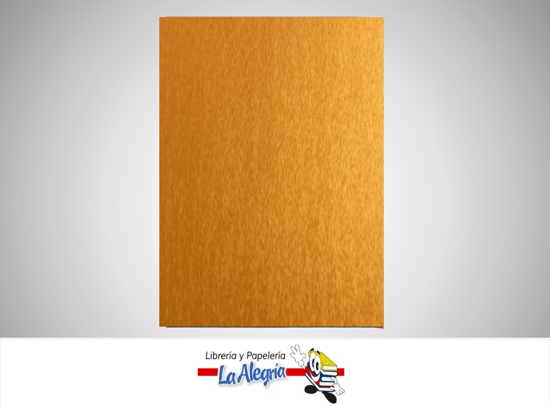 FOAMI METALIZADO CARTA NARANJA UND MARCA S/M
