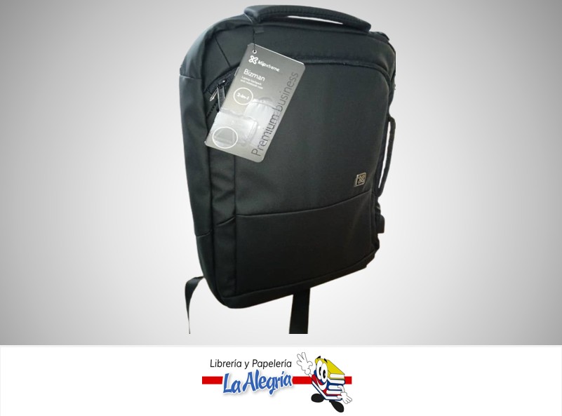 MORRAL/MALETIN PORTA LAPTOP 15.6" CON USB NEGRO KNB-895 MARCA KLIPXTREME
