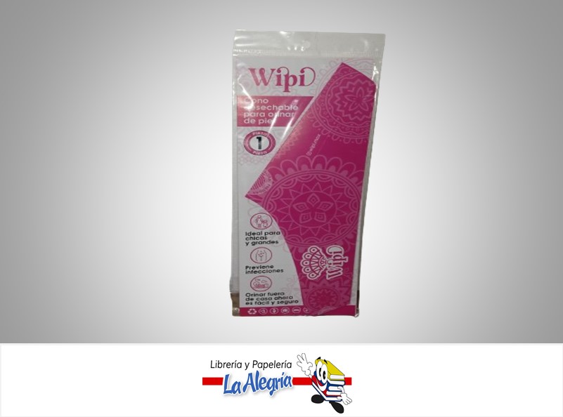 CONO URINARIO FEMENINO DESECHABLE PAQ 5 UND MARCA WIPI