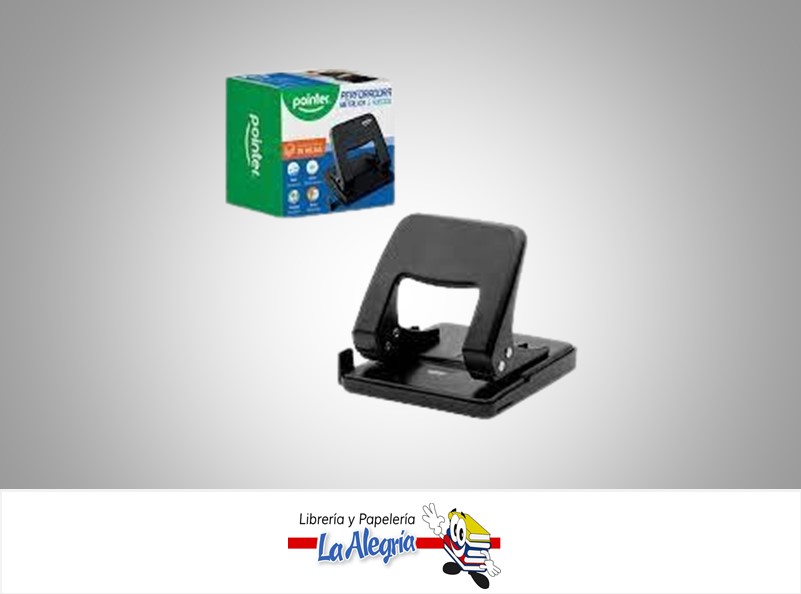 PERFORADORA  2 AGUJEROS, 25 HOJAS PU-4001 MARCA POINTER