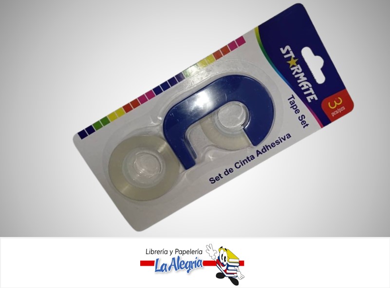 CINTA PLASTICA CON DISPENSADOR 1.8X2.4M PAQ 3 UND MARCA STARMATE