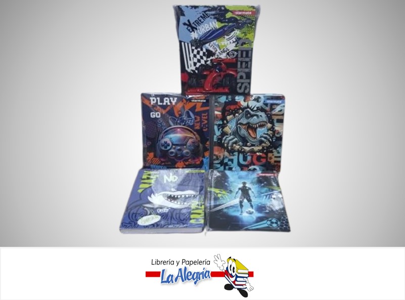 LIBRETA EMPASTADA  NIÑO  210 X 280CM 210 HOJAS STR-7118 MARCA STARMATE