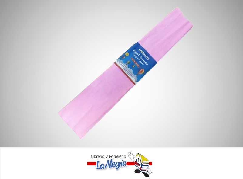PAPEL CREPE 50X200 CM ROSADO STR-CP-8004; UND MARCA STARMATE