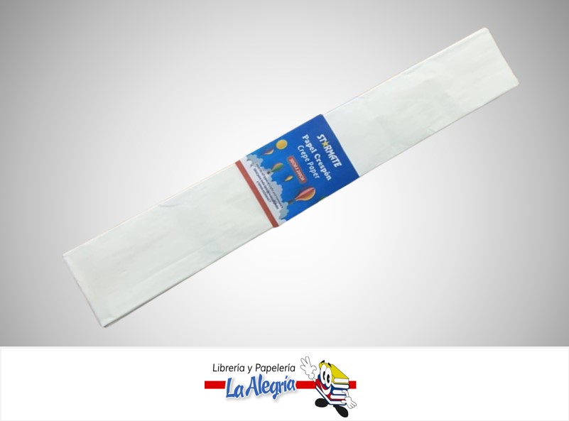 PAPEL CREPE 50X200 CM BLANCO STR-CP-8020; UND MARCA STARMATE