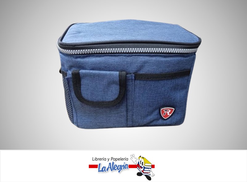 LONCHERA TERMICA CON CIERRE Y BOLSILLO TR-LB1010 MATRCA TR