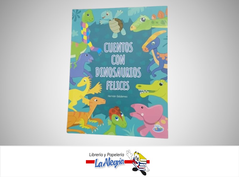 CUENTO CON DINOSAURIOS FELICES BK-232 MARCA BRAINY KIDS