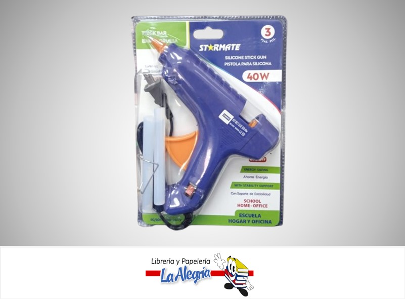 PISTOLA DE SILICON 40W STR-7138 UND MARCA STARMATE