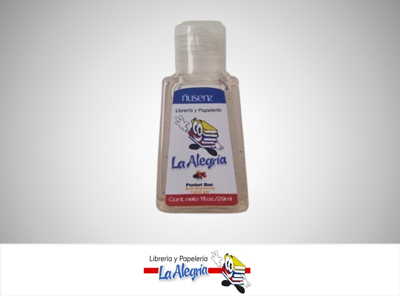 GEL ANTIBACTERIAL LA ALEGRIA 29 ML CHERRY BLOSSOM MARCA NUSENZ