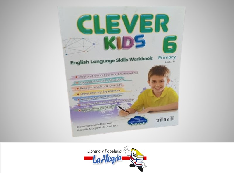 CLEVER KIDS 6 ENGLISH TEMATICA EDUCACION  AUTOR DIAZ, VOSS EDITORIAL TRILLAS