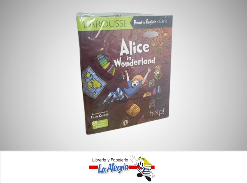ALICE IN THE WONDERLAND READ IN ENGLISH TEMATICA CUENTO ESCOLAR AUTOR LAROUSSE EDITORIAL LAROUSSE