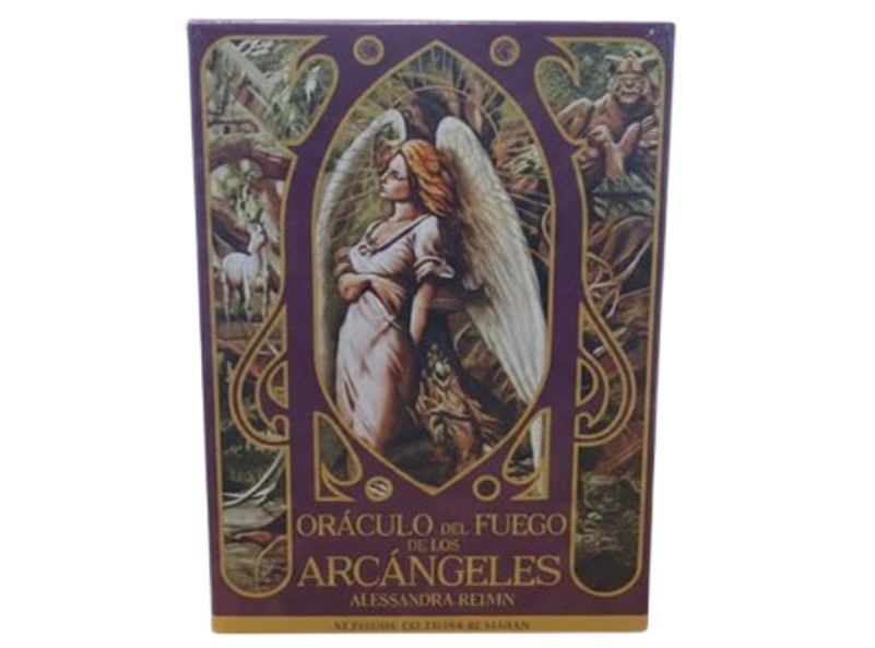 ORACULO DEL FUEGO DE LOS ARCANGELES + MAZO 40 CARTAS Y GUIA TEMATICA ESOTERISMO AUTOR ALEXANDRA WENMAN MARCA INNER TRADITIONS