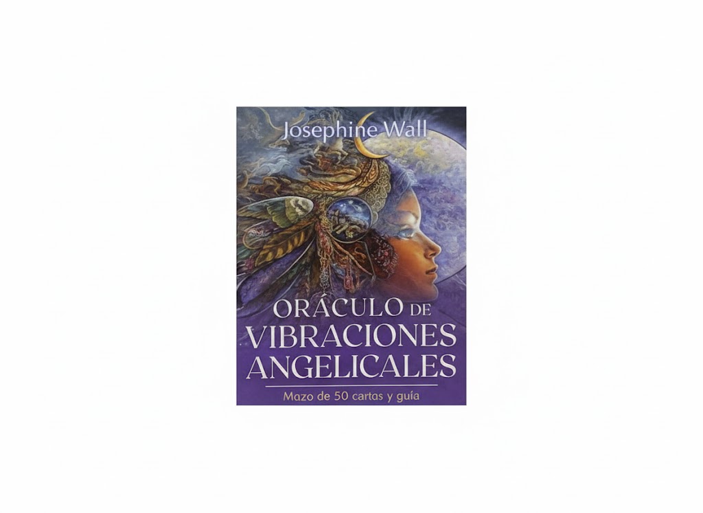 ORACULO DE VIBRACIONES ANGELICALES + MAZO 50 CARTAS Y GUIA TEMATICA ESOTERISMO AUTOR JOSEPHINE WALL MARCA INNER TRADITIONS
