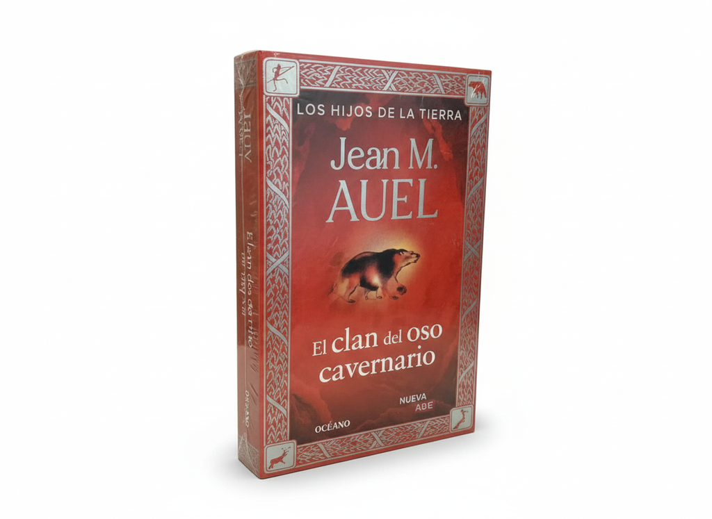 LOS HJOS DE LA TIERRA EL CLAN DEL OSO CAVERNARIO TEMATICA NOVELA AUTOR JEAN M. ANUEL MARCA OCEANO