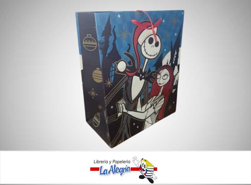 BOLSA DE REGALO HALLOWEEN NAVIDEÑO 24.5X19.5X11 CM UND MARCA HALLMARK