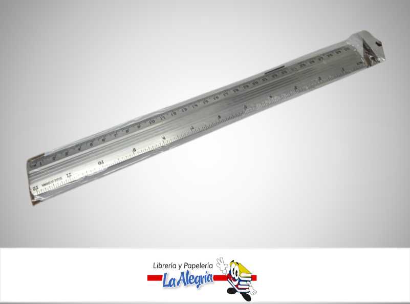 REGLA ALUMINIO 30CM MARCA MR. BOBINA