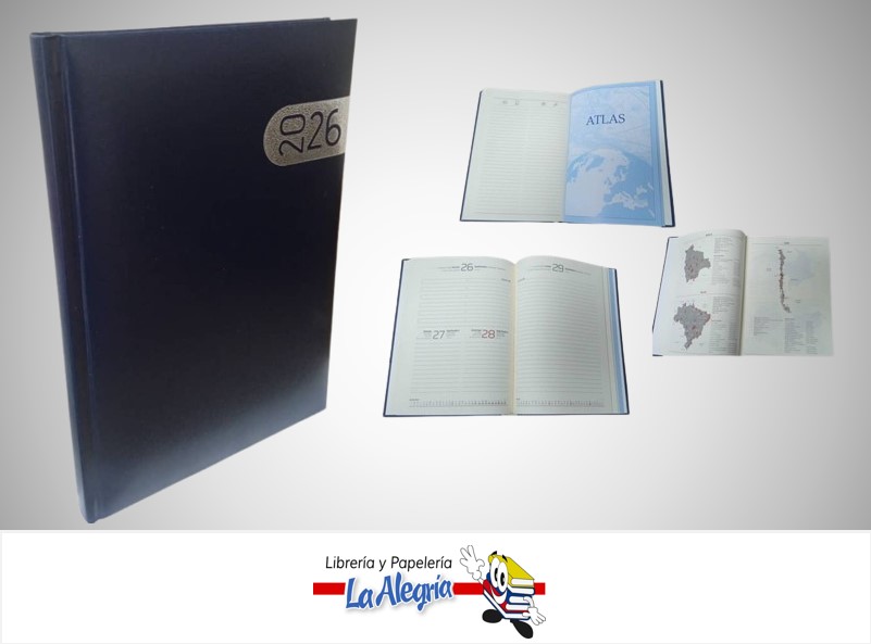 AGENDA 2026 DIARIA MAIORI AZUL E02 MARCA ARTESCO