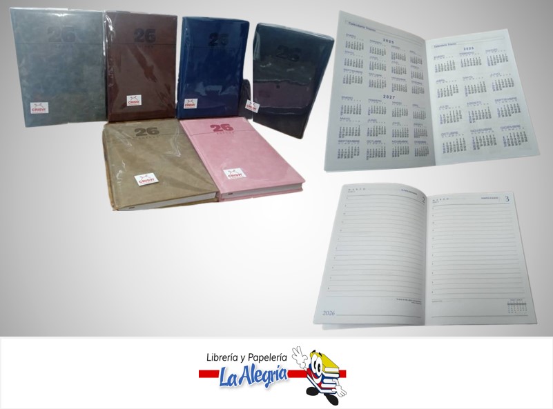 AGENDA 2026 DIARIA CVC-26049 MARCA CRISVI