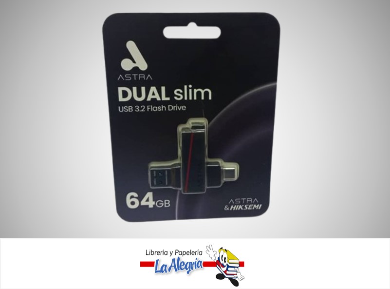 PENDRIVE 64GB USB FLASH 3.2  MARCA ASTRA