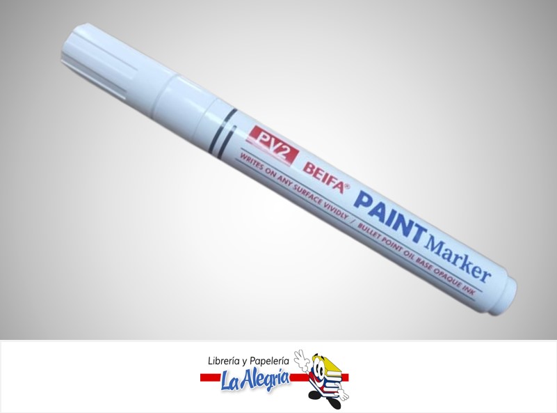 MARCADOR POSTER BLANCO PUNTA DE BALA UND MARCA BEIFA