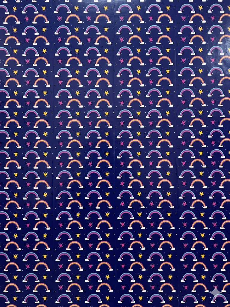 PAPEL CONTAC SUEÑOS ARCOIRIS POR METRO MARCA OK