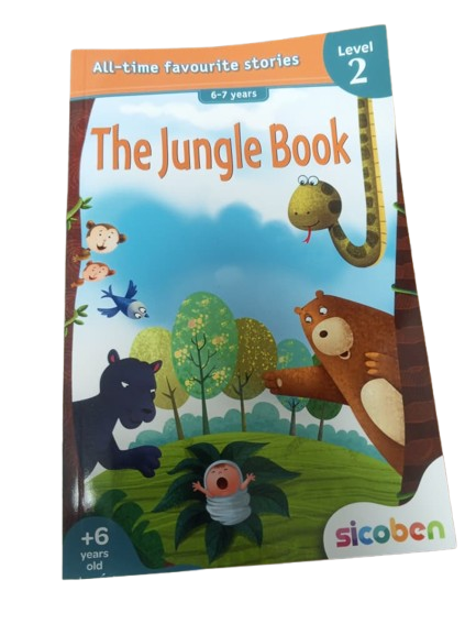 PUSS IN BOOTS / THE JUNGLE BOOK EN INGLES LEVEL 2 TEMATICA CUENTOS INFANTILES  EDITORIAL SICOBEN