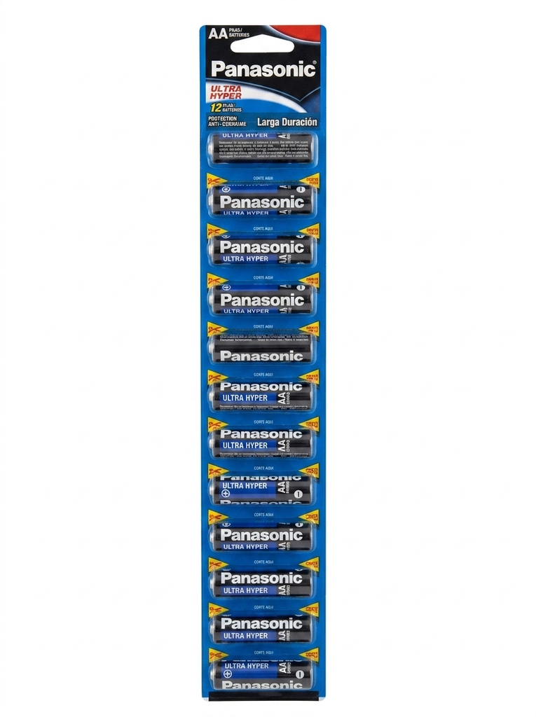 PILA AA ULTRA HYPER ZINC CARBON  1.5V UND MARCA PANASONIC