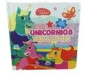 LIBRO DIDACTICO ROMPECABEZA UNICORNIOS BRILLANTES CON 3 ROMPECABEZAS REF: BK-370 MARCA BRAINY KIDS